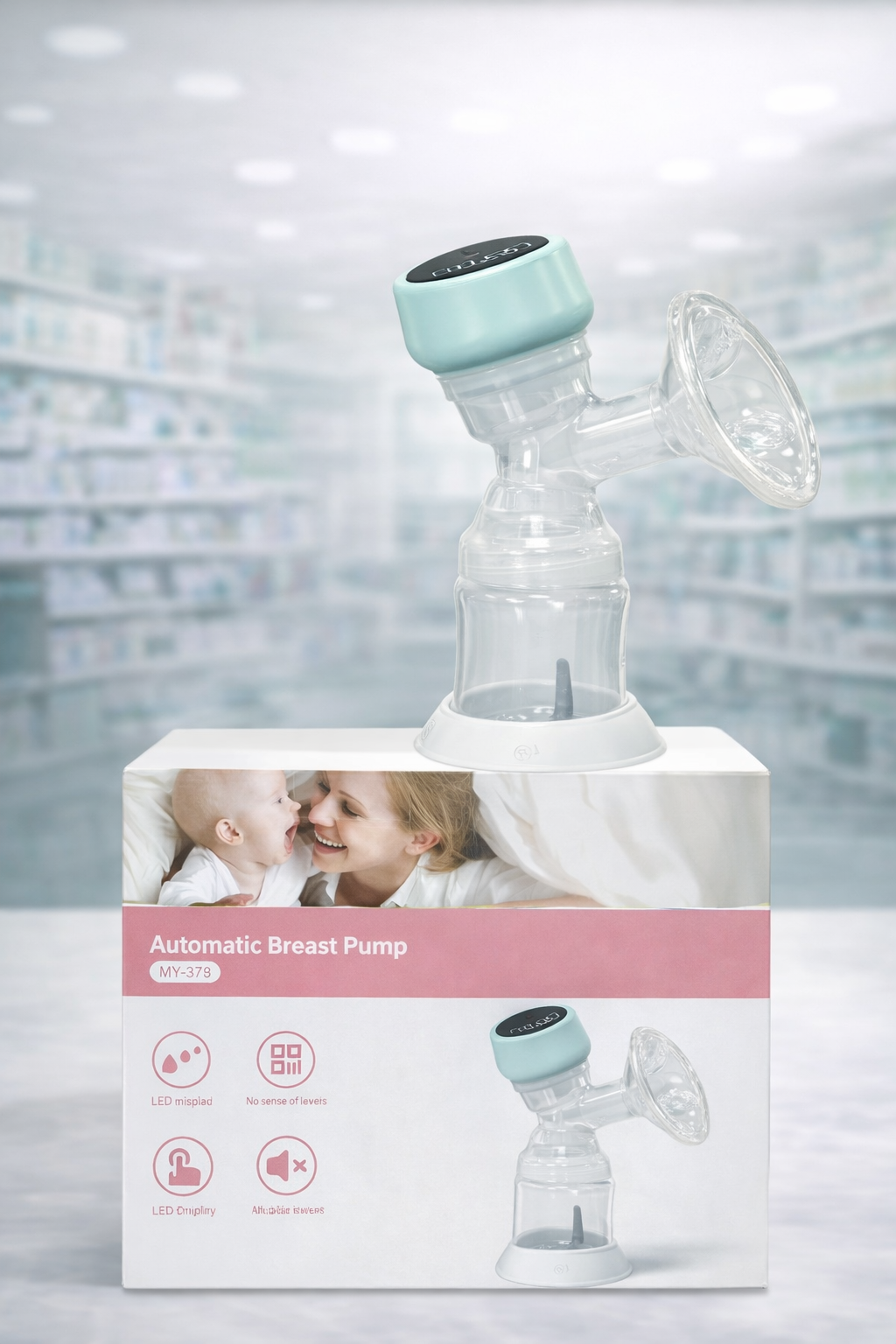 Tire-Lait Électrique Automatique MY-374 – Douceur & Efficacité | شفاط حليب كهربائي قابل للارتداء – خفيف جدًا وهادئ